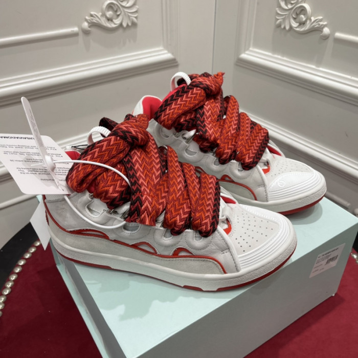 lanv1n leather curb sneakers