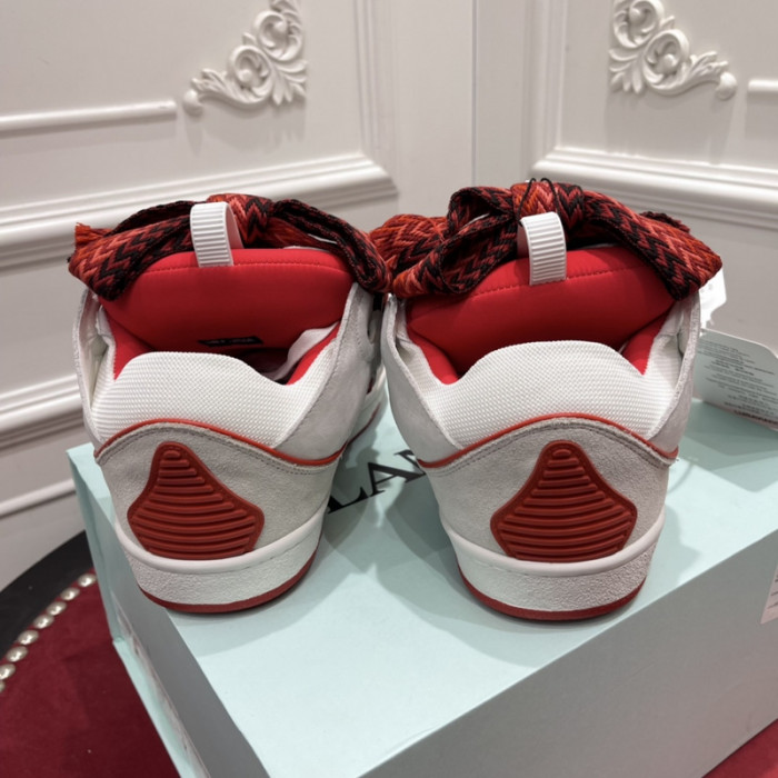 lanv1n leather curb sneakers