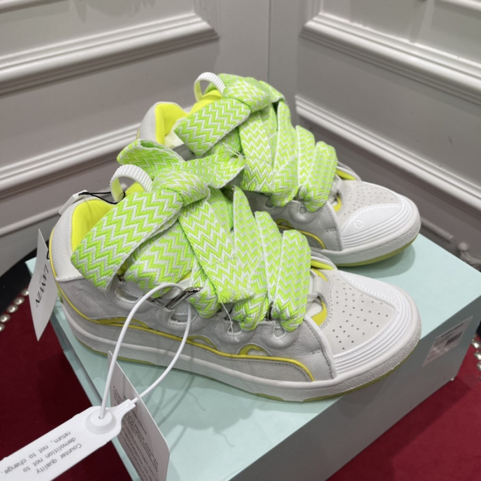 lanv1n leather curb sneakers