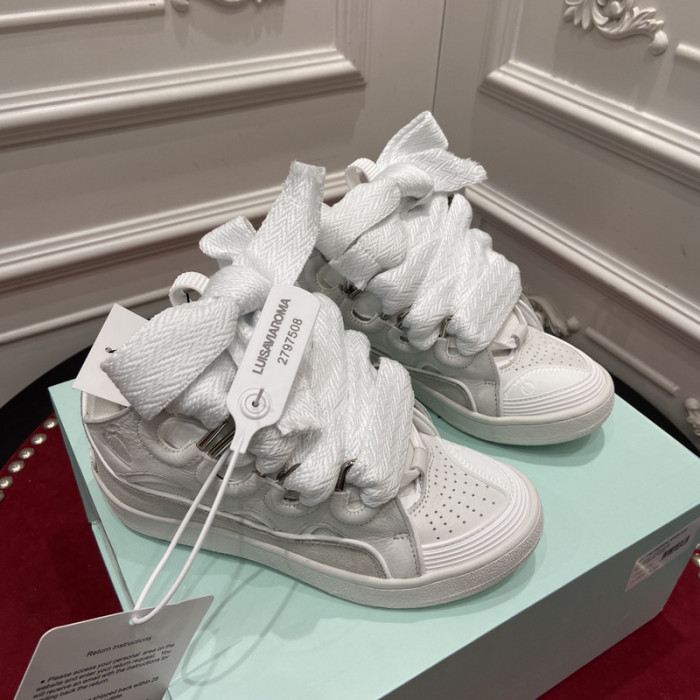lanv1n leather curb sneakers