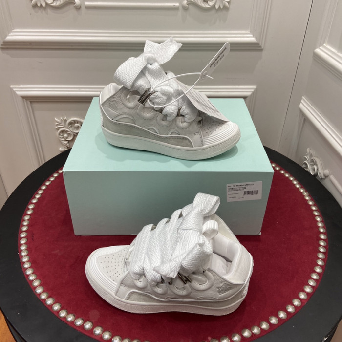 lanv1n leather curb sneakers