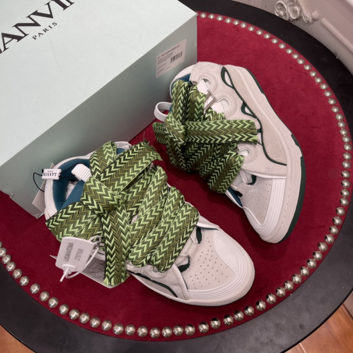 lanv1n leather curb sneakers