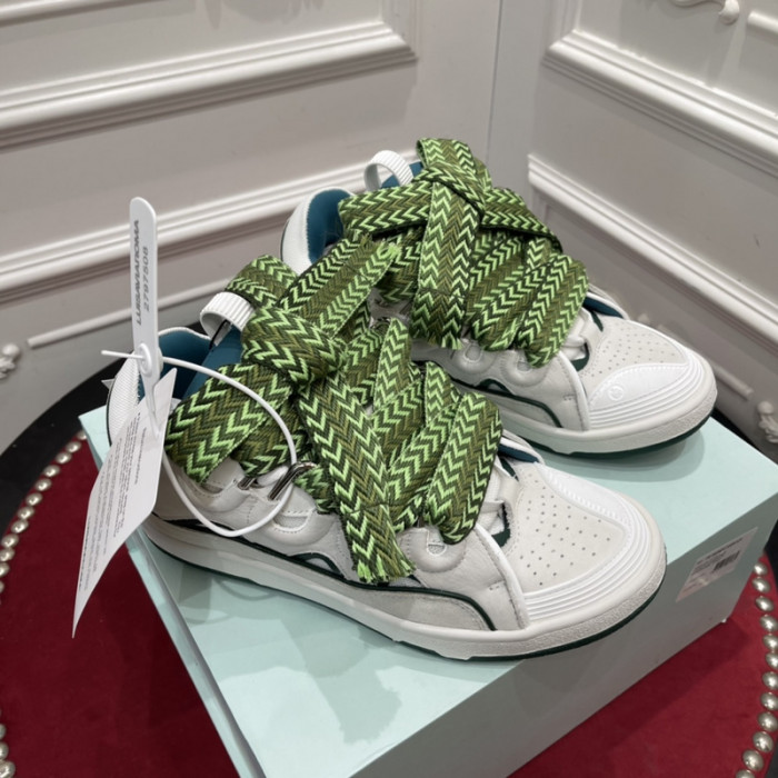 lanv1n leather curb sneakers