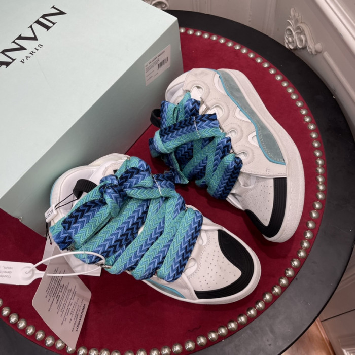 lanv1n leather curb sneakers