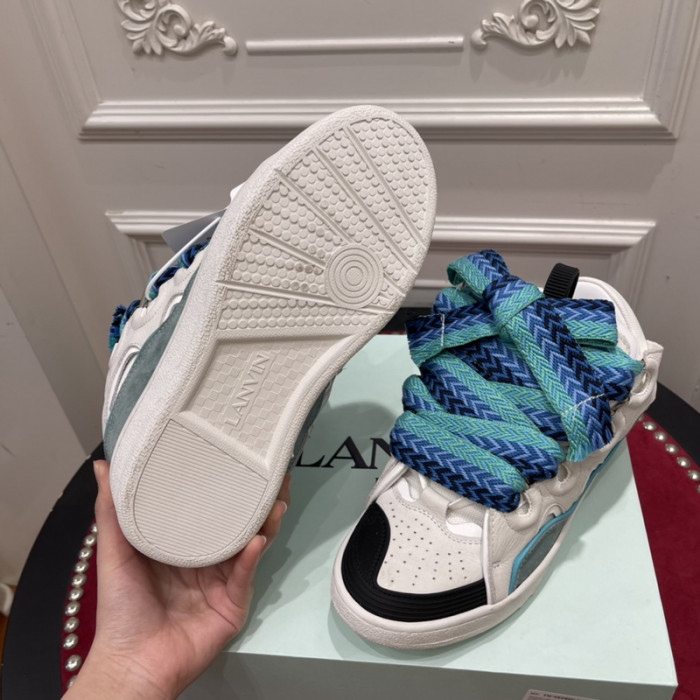 lanv1n leather curb sneakers