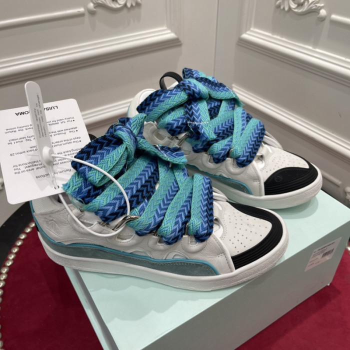 lanv1n leather curb sneakers