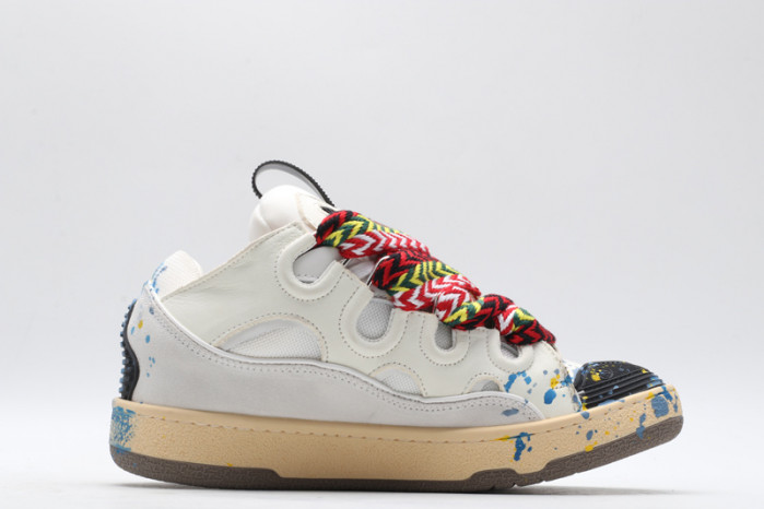 lanv1n leather curb sneakers