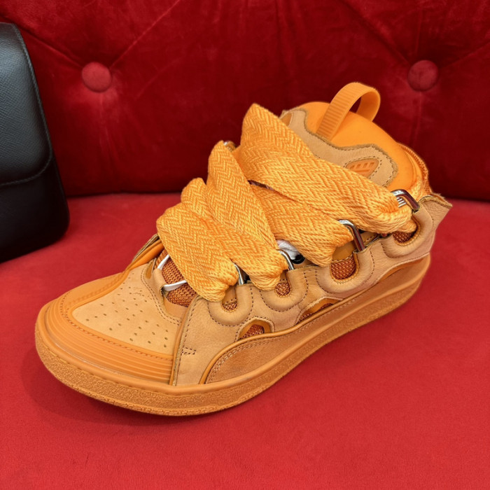 lanv1n leather curb sneakers