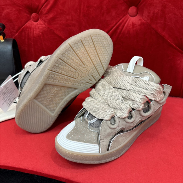 lanv1n leather curb sneakers