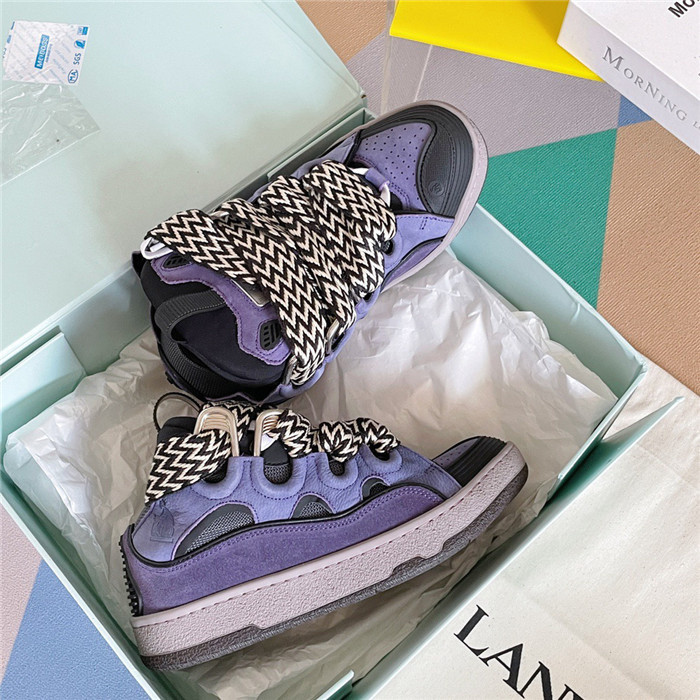 lanv1n leather curb sneakers