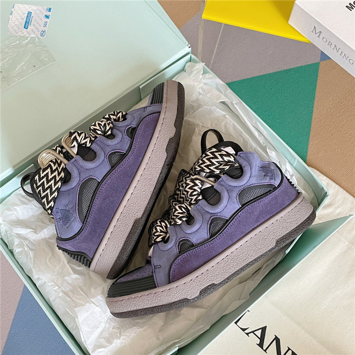 lanv1n leather curb sneakers