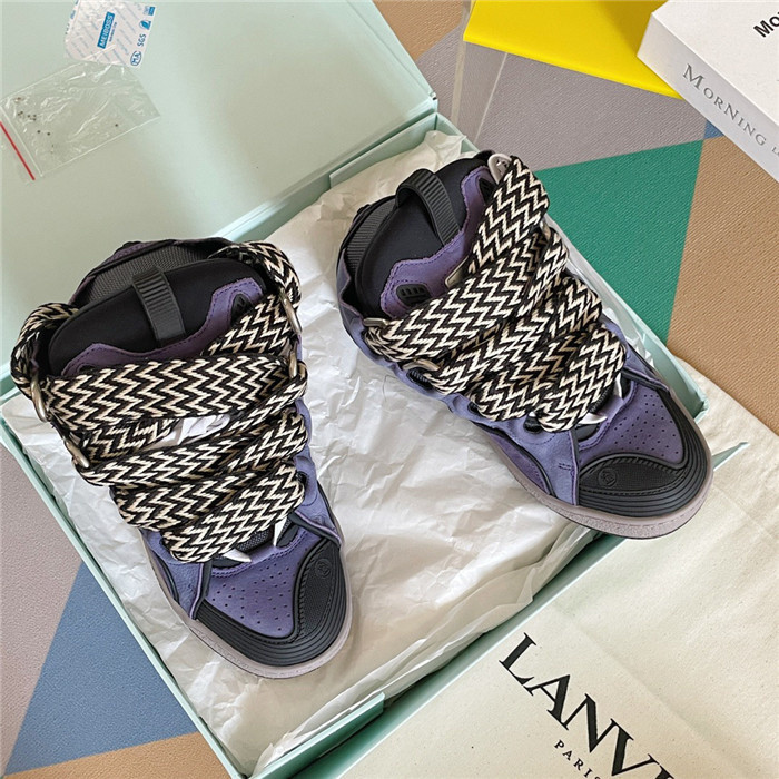 lanv1n leather curb sneakers