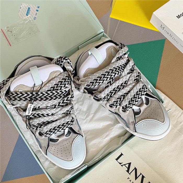lanv1n leather curb sneakers