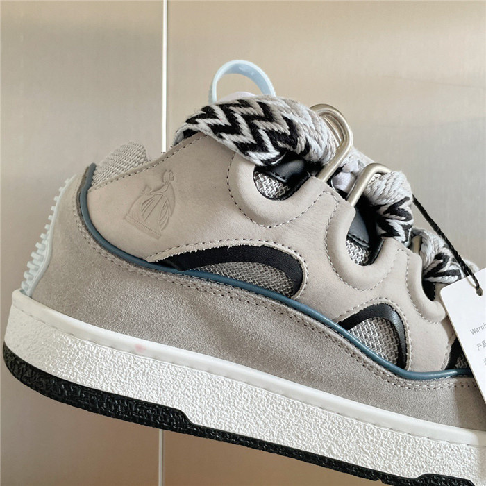 lanv1n leather curb sneakers