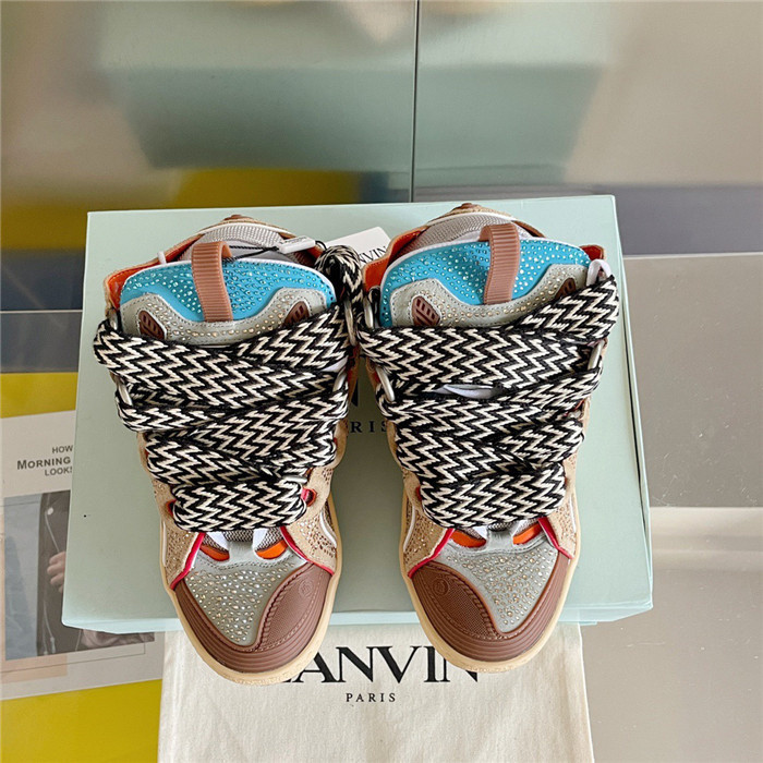 lanv1n leather curb sneakers