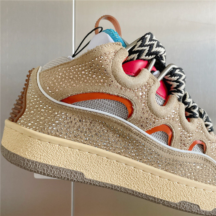lanv1n leather curb sneakers