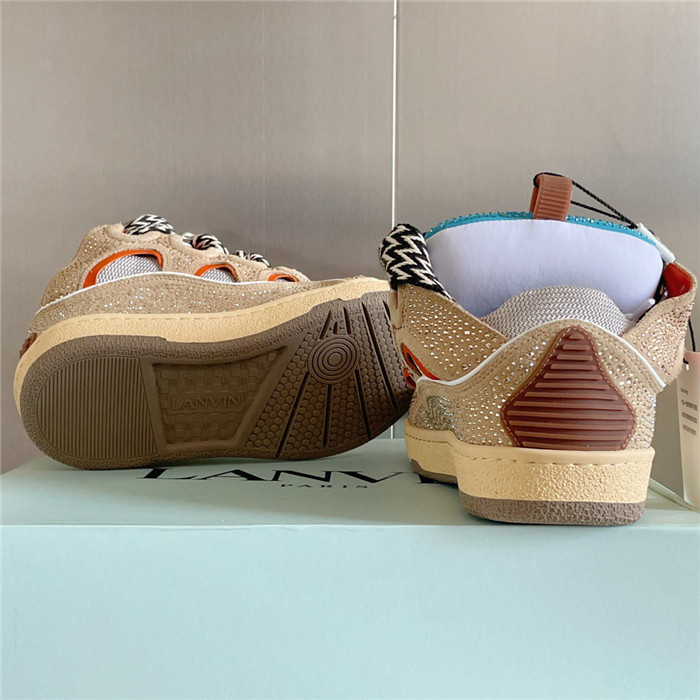 lanv1n leather curb sneakers
