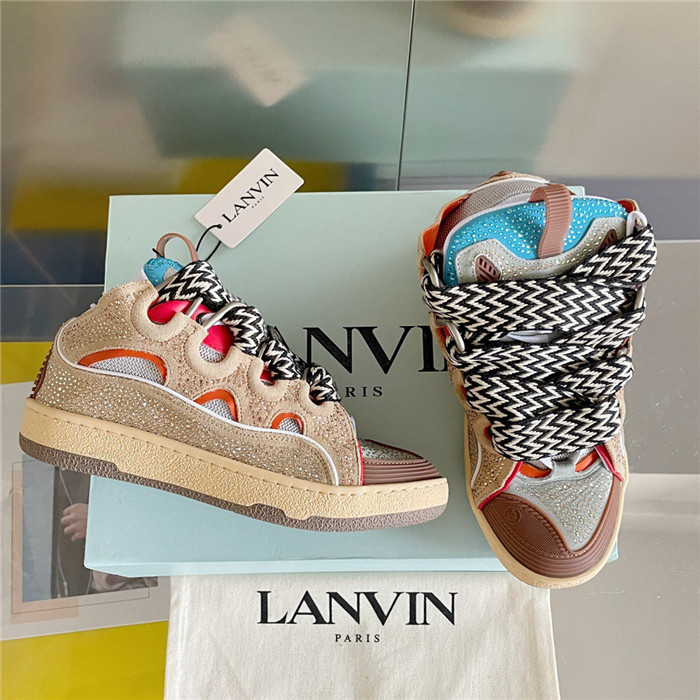 lanv1n leather curb sneakers