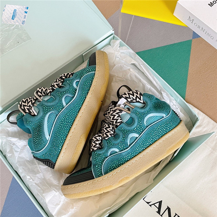 lanv1n leather curb sneakers