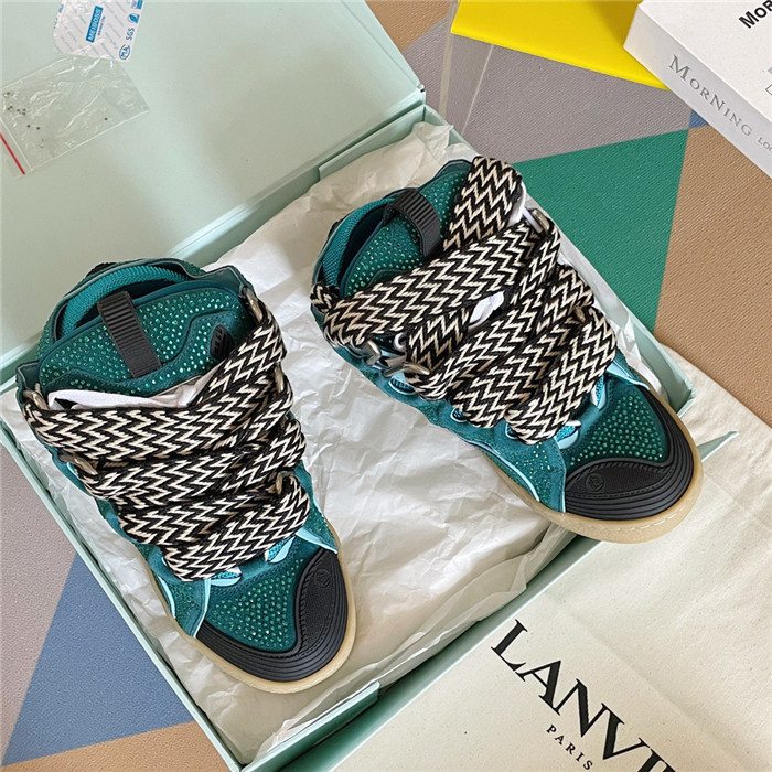 lanv1n leather curb sneakers