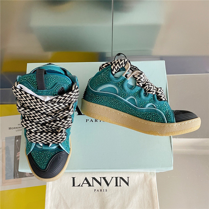 lanv1n leather curb sneakers