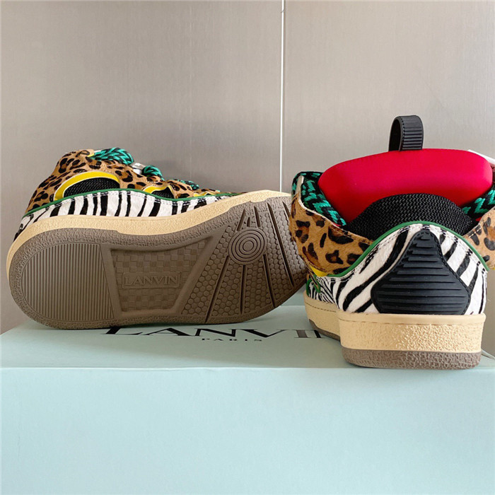 lanv1n leather curb sneakers
