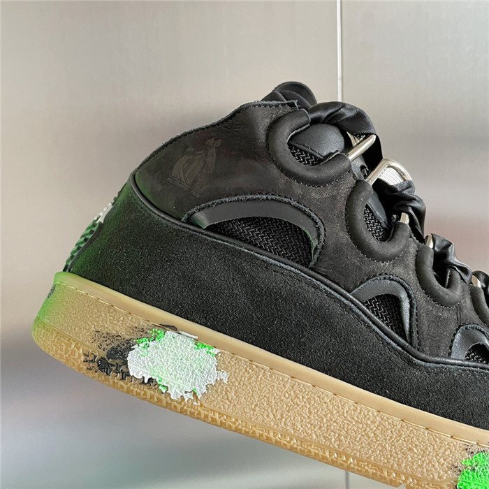 lanv1n leather curb sneakers