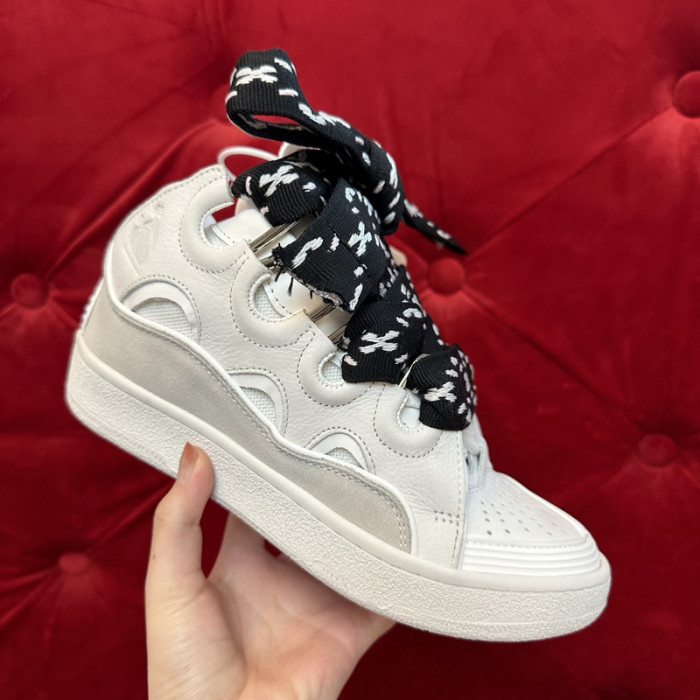 lanv1n leather curb sneakers