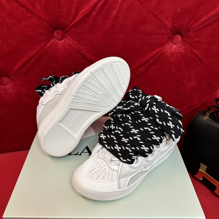 lanv1n leather curb sneakers