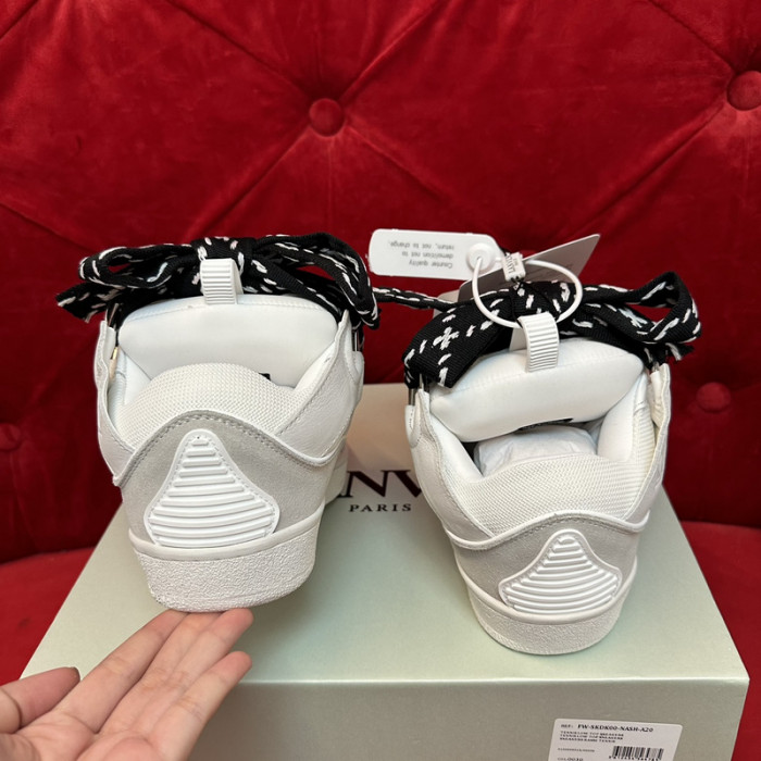 lanv1n leather curb sneakers