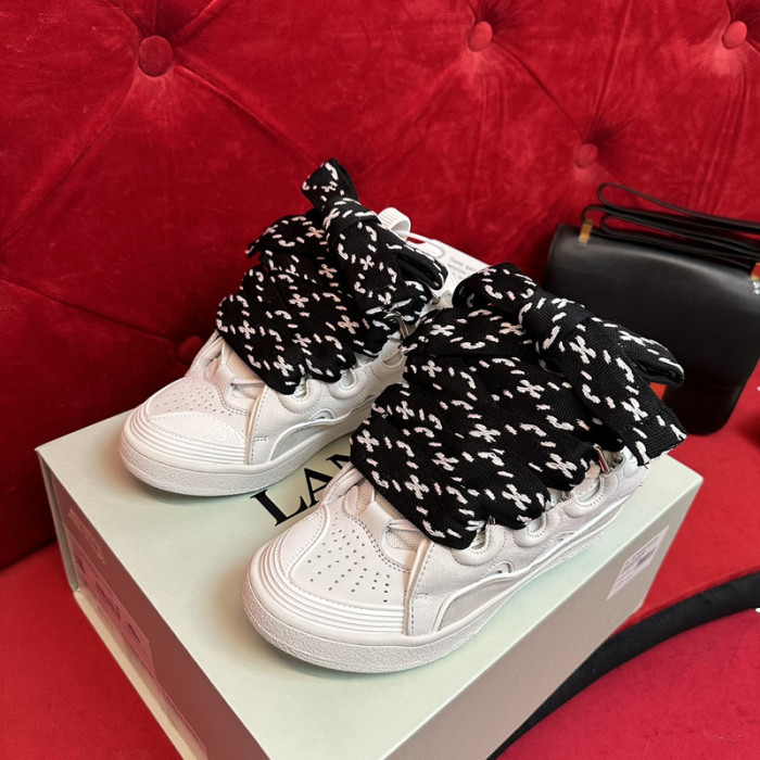 lanv1n leather curb sneakers