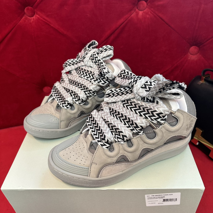 lanv1n leather curb sneakers