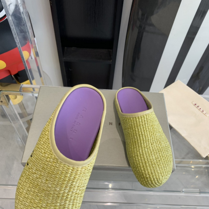 marni fussbett sabot loafers