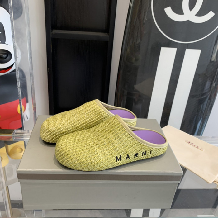 marni fussbett sabot loafers