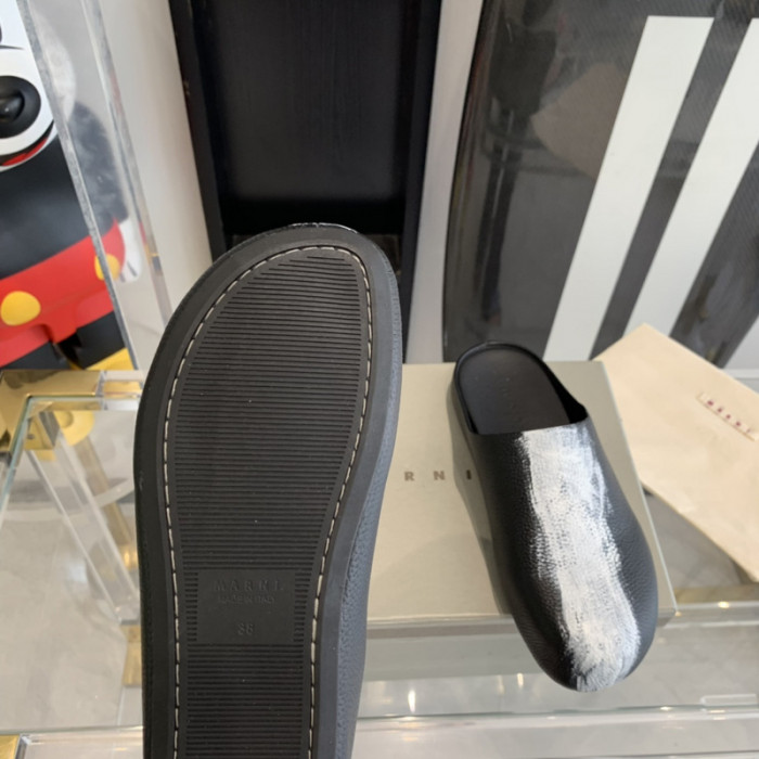 marni fussbett sabot loafers