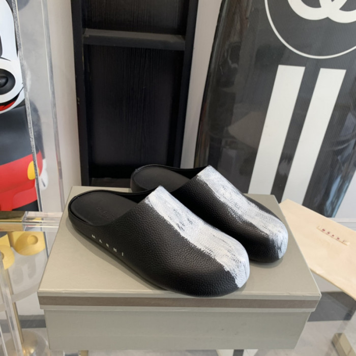 marni fussbett sabot loafers