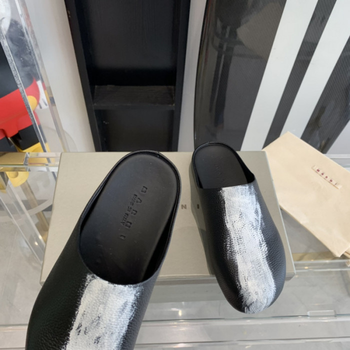 marni fussbett sabot loafers
