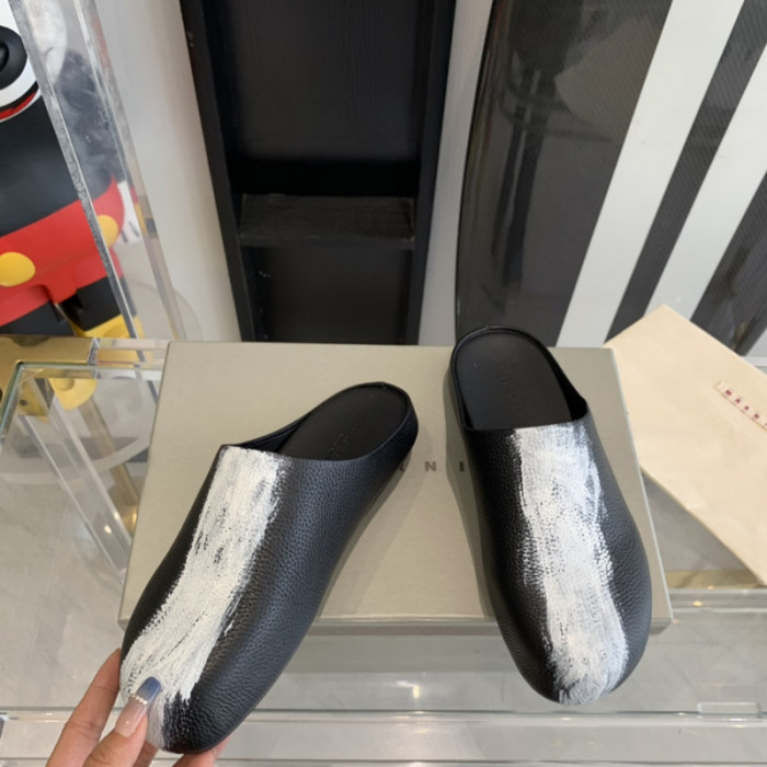 marni fussbett sabot loafers