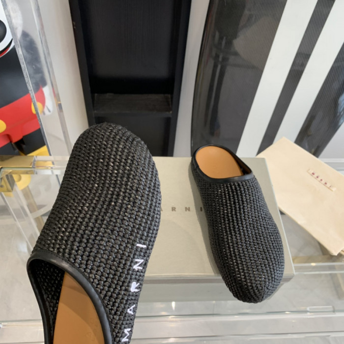 marni fussbett sabot loafers