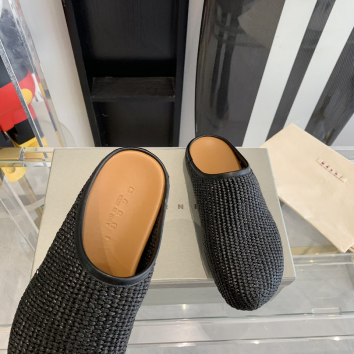 marni fussbett sabot loafers