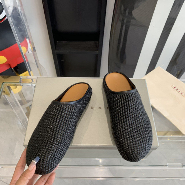 marni fussbett sabot loafers