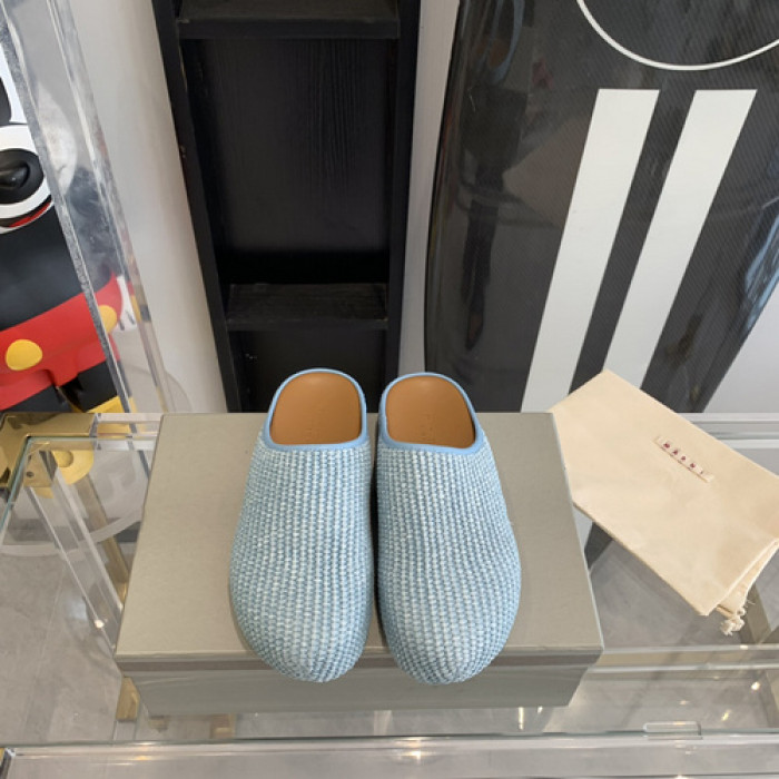 marni fussbett sabot loafers