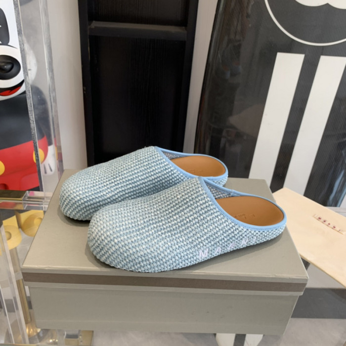 marni fussbett sabot loafers