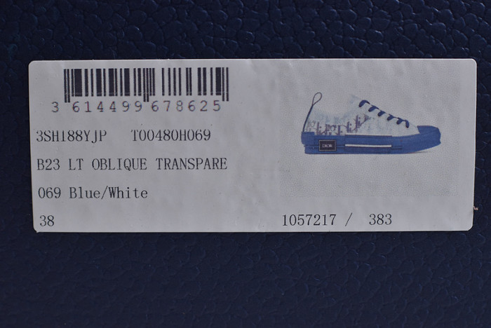 b23 oblique sneaker