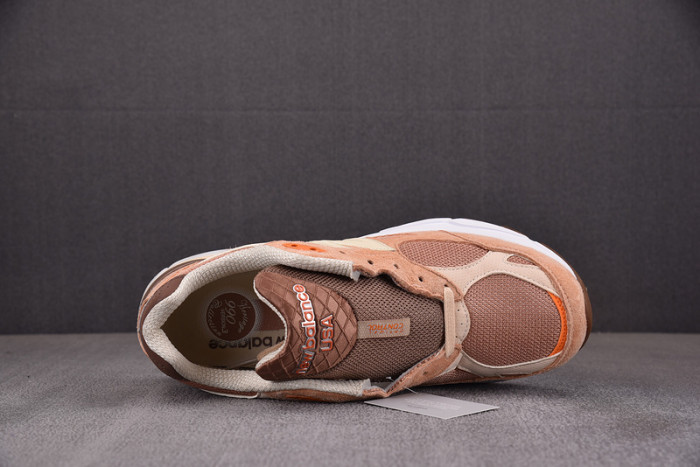new balance 990v3 miusa size? exclusive orange cream m990sz3