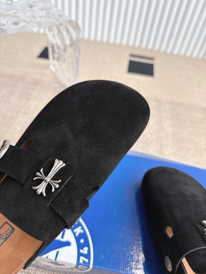 Chrome Hearts Birkenstock Mules