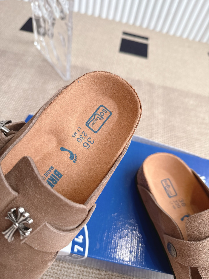 Chrome Hearts Birkenstock Mules