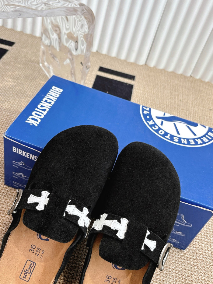 Chrome Hearts Birkenstock Mules