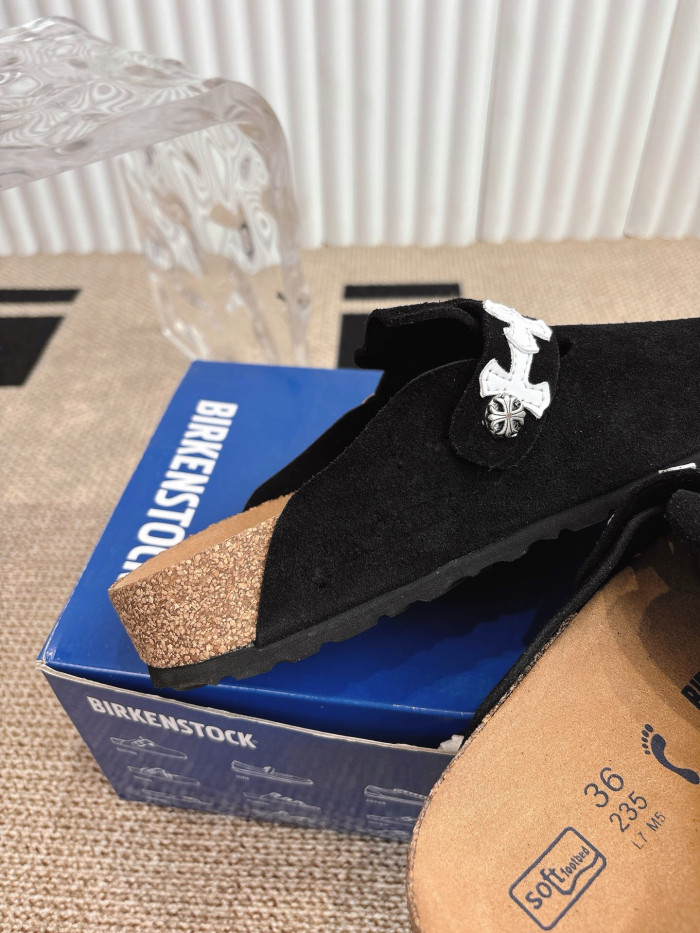Chrome Hearts Birkenstock Mules