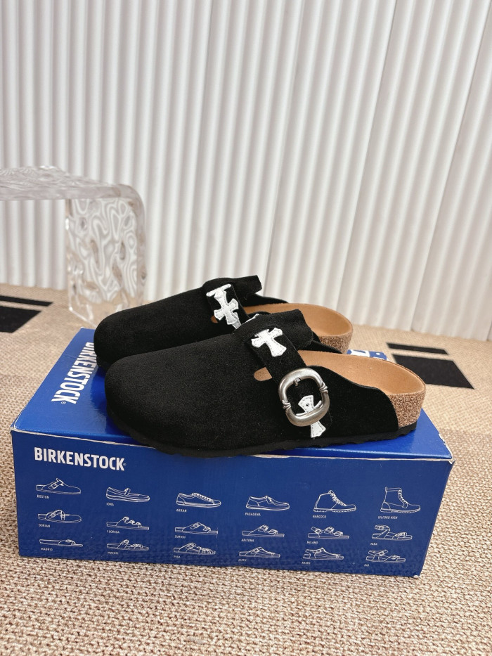 Chrome Hearts Birkenstock Mules